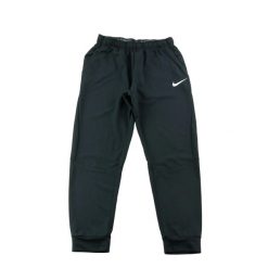 Second life - Nike męskie joggery Dri-FIT polarowe zwężane - Jak nowy. Czarne joggery i bojówki Nike, m, bez wzorów, z materiału, casualowe, z obniżonym stanem. Za 106.46 zł.