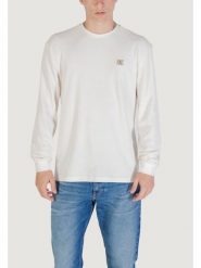 Calvin Klein Jeans Sweter LV040EM217 Écru Regular Fit. Swetry rozpinane Calvin Klein Jeans, m, bez wzorów, z bawełny, bez kołnierzyka, bez ramiączek. Za 249.99 zł.