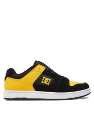 DC Sneakersy Manteca 4 ADYS100765-BKY Czarny. Czarne buty sportowe casual DC, bez wzorów, ze skóry, bez zapięcia. Za 299.99 zł.