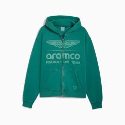 Bluza sportowa męska Puma X AMF1 FZ 63589293. Zielone bluzy z kapturem Puma, m, bez wzorów, z bawełny, z kapturem. Za 461.16 zł.