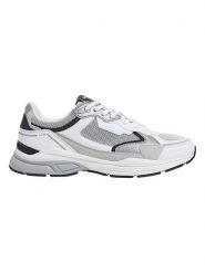 Pepe Jeans FOOTWEAR Sneakersy "Dave Master" w kolorze biało-szarym rozmiar: 43. Białe buty sportowe casual Pepe Jeans FOOTWEAR, bez wzorów, z jeansu, bez zapięcia. Za 188.85 zł.
