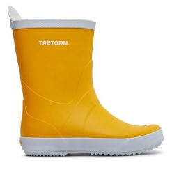 Kalosze Tretorn. Żółte śniegowce Tretorn, bez zapięcia. Za 239.99 zł.