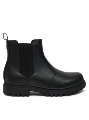 Guess Sztyblety Sidney Beatles FMFSBE SUE15 Czarny. Czarne botki sznurowane Guess, z aplikacjami, ze skóry, bez obcasa, bez zapięcia. Za 799.99 zł.