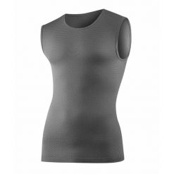Podkoszulek bez rękawów Brubeck Base Layer Ultra Light 3D. Szare bielizna termoaktywna Brubeck, s, bez wzorów, z materiału, bez ramiączek, do biegania. Za 74.99 zł.
