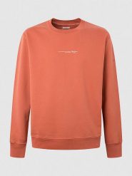 Pepe Jeans Bluza w kolorze pomarańczowym rozmiar: M. Pomarańczowe bluzy Pepe Jeans, m, bez wzorów, z bawełny, bez kaptura. Za 185.95 zł.
