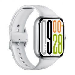 Zegarek Xiaomi Watch 5 5,26 cm (2.07") AMOLED Cyfrowy 432 x 514 px Ekran dotykowy Srebrny. Szare, cyfrowe zegarki smartwatch Xiaomi, bez wzorów. Za 415.99 zł.