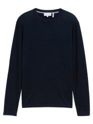 Tom Tailor Sweter w kolorze granatowym rozmiar: L. Niebieskie swetry nierozpinane Tom Tailor, l, bez wzorów, ze splotem, bez kołnierzyka, bez ramiączek. Za 96.83 zł.