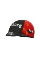 Czapka rowerowa Alé Cycling Bahrain Victorious. Czarne czapki z daszkiem ALÉ CYCLING, bez wzorów, z bawełny. Za 151.15 zł.