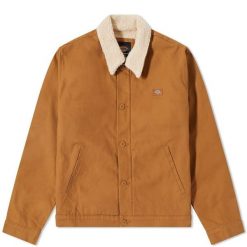Kurtka Dickies Duck Canvas. Brązowe kurtki Dickies, xl, bez wzorów, z bawełny, bez kaptura. Za 327.10 zł.