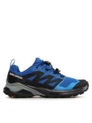 Salomon Trekkingi X-Adventure L47320800 Niebieski. Niebieskie buty sportowe casual Salomon, bez wzorów, z materiału, bez zapięcia. Za 399.99 zł.