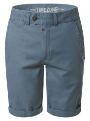 Timezone Szorty chino "Janno" w kolorze niebieskim rozmiar: W31. Niebieskie eleganckie spodnie Timezone. Za 148.96 zł.