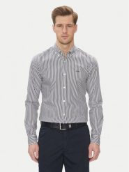 BOSS Koszula H-Roan-Bd-E-C1-243 50520285 Niebieski Slim Fit. Niebieskie koszule Boss, m, bez wzorów, z bawełny, bez kołnierzyka, bez ramiączek. Za 479.99 zł.