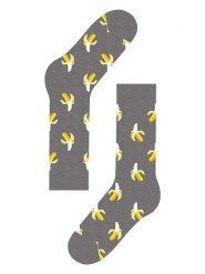 Happy Socks Skarpety w kolorze szarym ze wzorem rozmiar: 41-46. Szare skarpety Happy Socks, bez wzorów. Za 39.21 zł.