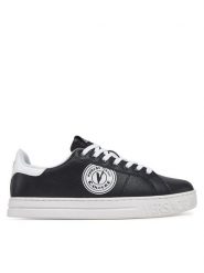 Versace Jeans Couture Sneakersy 78YA3SK1 Czarny. Czarne buty sportowe casual Versace Jeans Couture, bez wzorów, z jeansu, bez zapięcia. Za 529.99 zł.