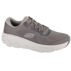 Buty sportowe Sneakersy męskie, Slip-ins: D'Lux Walker 2.0 - Rezinate. Szare buty sportowe casual Skechers, bez wzorów, bez zapięcia. Za 299.99 zł.
