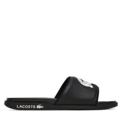 Klapki Lacoste. Czarne klapki LACOSTE. Za 229.99 zł.