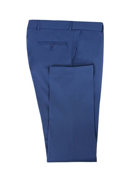 PAKO LORENTE – Spodnie męskie garniturowe PLM-6X-076-N. Niebieskie eleganckie spodnie Pako Lorente, m, bez wzorów, z wełny. Za 99.99 zł.