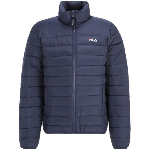 Męska Ocieplana Kurtka Butzbach. Niebieskie kurtki Fila, l, bez wzorów, z puchu, bez kaptura. Za 428.99 zł.