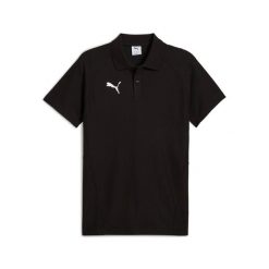 Polo Puma TeamEvostripe. Czarne koszulki polo Puma, m, bez wzorów, bez kołnierzyka, bez ramiączek. Za 213.50 zł.
