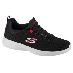 Buty treningowe męskie Dynamight. Czarne buty treningowe Skechers, bez wzorów, z materiału. Za 287.00 zł.