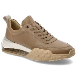 Brązowe Sneakersy John Doubare Stylowe Obuwie Męskie. Brązowe buty sportowe casual John Doubare, bez wzorów, bez zapięcia. Za 799.00 zł.