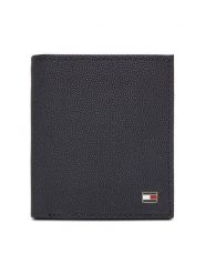 Tommy Hilfiger Duży Portfel Męski Th Flag Trifold AM0AM13521 Granatowy. Niebieskie portfele Tommy Hilfiger, bez wzorów, ze skóry. Za 319.99 zł.