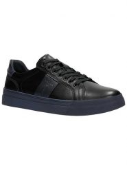 Wojas Skórzane sneakersy w kolorze czarno-granatowym rozmiar: 43. Czarne buty sportowe casual Wojas, bez wzorów, bez zapięcia. Za 364.56 zł.