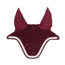 Czapka z muchą dla koni Kentucky Wellington. Brązowe czapki z daszkiem KENTUCKY HORSEWEAR, bez wzorów, z materiału. Za 342.50 zł.