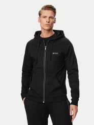 BOSS Bluza Authentic 50545573 Czarny Regular Fit. Czarne bluzy Boss, m, bez wzorów, z bawełny, bez kaptura. Za 499.99 zł.