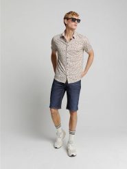 No Excess Szorty dżinsowe w kolorze granatowym rozmiar: W32. Niebieskie szorty No Excess, z aplikacjami, z jeansu. Za 127.45 zł.