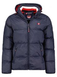 Canadian Peak Kurtka pikowana "Anceleak" w kolorze granatowym rozmiar: M. Niebieskie kurtki Canadian Peak, m, bez wzorów, bez kaptura. Za 241.91 zł.