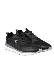 Champion Gym Sneakersy "X Rounder" | S21871 | X Rounder | Mężczyzna | Czarny. Czarne buty sportowe casual Champion, bez wzorów, z materiału, z okrągłym noskiem, bez zapięcia. W wyprzedaży za 169.00 zł.
