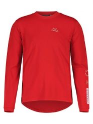 Maloja Koszulka kolarska "SteinpilzM. Puzzle" w kolorze czerwonym rozmiar: L. Czerwone t-shirty sportowe Maloja, bez wzorów, z materiału, bez ramiączek, rowerowe. Za 162.49 zł.