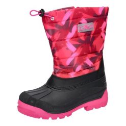 Śniegowce juniorskie CMP Sneewy Snowboots. Czarne śniegowce CMP, bez zapięcia. Za 189.99 zł.