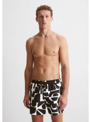 Marc O´Polo Bodywear Szorty kąpielowe w kolorze biało-czarnym rozmiar: L. Czarne krótkie spodenki sportowe l, bez wzorów, z materiału. Za 197.79 zł.