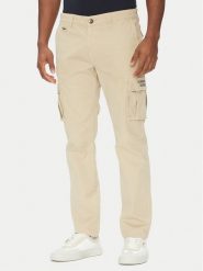 Aeronautica Militare Spodnie materiałowe 251PA1329CT2443 Beżowy Regular Fit. Brązowe spodnie materiałowe Aeronautica Militare, m, bez wzorów, z bawełny. Za 739.99 zł.