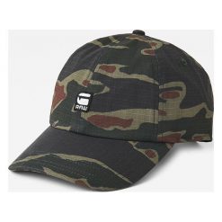 G-Star Raw - Czapka. Brązowe czapki z daszkiem G-Star Raw, bez wzorów, z bawełny. W wyprzedaży za 89.90 zł.