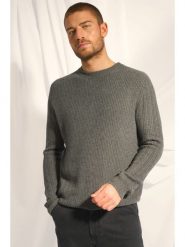 Just Cashmere Kaszmirowy sweter w kolorze antracytowym rozmiar: L. Czarne swetry nierozpinane Just Cashmere, l, bez wzorów, z kaszmiru, bez kołnierzyka, bez ramiączek. Za 695.99 zł.