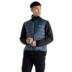 Męska Pikowana Kurtka Hybrydowa Frost. Czarne kurtki Dare 2B, m, bez wzorów, z puchu, bez kaptura. Za 187.99 zł.