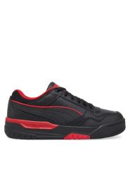 Puma Sneakersy Rebound Retro 400197 06 Czarny. Czarne buty sportowe casual Puma, bez wzorów, ze skóry, bez zapięcia. Za 199.99 zł.