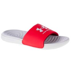 Klapki basenowe męskie Under Armour Ansa Fixed Slides. Białe klapki Under Armour, z materiału. Za 130.99 zł.