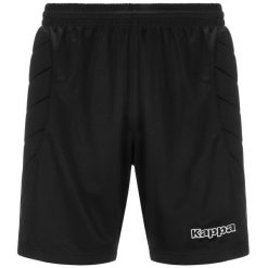 Spodenki bramkarskie Kappa Goalkeeper. Czarne szorty Kappa, xs, bez wzorów, sportowe. W wyprzedaży za 138.00 zł.