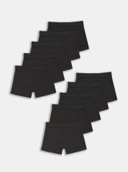 Bokserki Classic 10 pack - czarny. Czarne bokserki Sinsay, l, bez wzorów. Za 79.99 zł.
