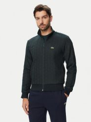 Lacoste Bluza SH1368 Zielony ciemny Regular Fit. Zielone bluzy LACOSTE, m, bez wzorów, z syntetyku, bez kaptura. Za 839.99 zł.