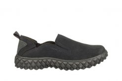 Półbuty Rock X Walk Dark Grey Men's, Szary, Skóra naturalna - 45. Szare eleganckie półbuty Rock Spring, bez wzorów, z materiału, bez obcasa, bez zapięcia. W wyprzedaży za 89.10 zł.