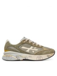 Premiata Sneakersy Moerun Var 8300 Zielony. Zielone buty sportowe casual Premiata, bez wzorów, ze skóry, bez zapięcia. Za 1,199.00 zł.