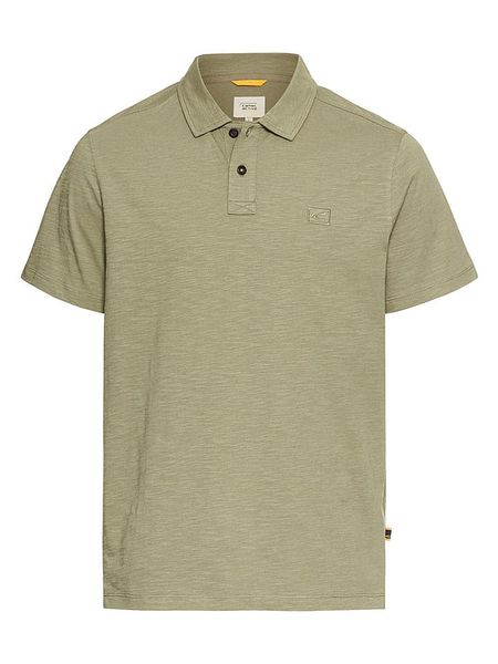 Camel Active Koszulka polo w kolorze khaki rozmiar: L. Brązowe koszulki polo Camel Active, l, bez wzorów, z bawełny, bez kołnierzyka, bez ramiączek. Za 113.63 zł.
