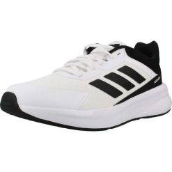 Buty ADIDAS FortaRun 4.0 J Biały. Białe buty turystyczne Adidas, bez wzorów, z syntetyku, bez zapięcia, na fitness i siłownię. Za 267.50 zł.
