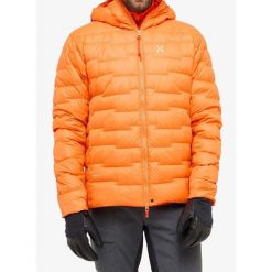 Kurtka puchowa męska Haglofs ROC Flash Down Hood. Brązowe kurtki Haglöfs, m, bez wzorów, z puchu, bez kaptura. Za 864.99 zł.