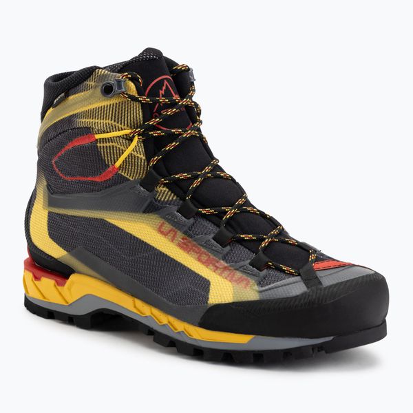 Buty do wspinaczki górskiej La Sportiva Trango Tech GTX. Czarne buty turystyczne La Sportiva, bez wzorów, z gore-texu, bez zapięcia, trekkingowe, gore-tex. Za 1,467.95 zł.